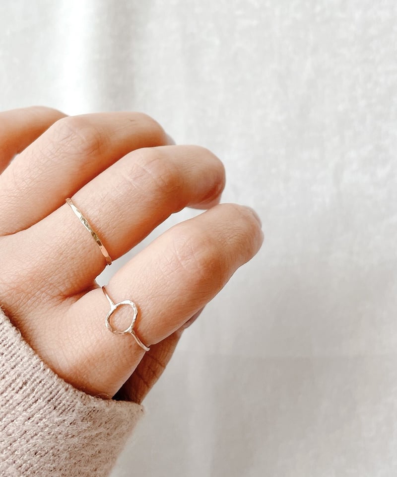 14kgf Circle ring(PG)サークルリング (ピンクゴールド) | halo 14kgf Circle ring(PG)サークルリング (ピンクゴールド) | halo
