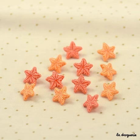 Bouton Drôle de bête étoile de mer 12 mm