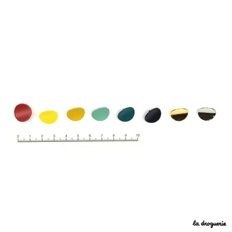 Bouton Chromatique ondulation 15mm