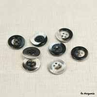 Bouton Buffle 4 gros trous L53 | Bouton 18mm