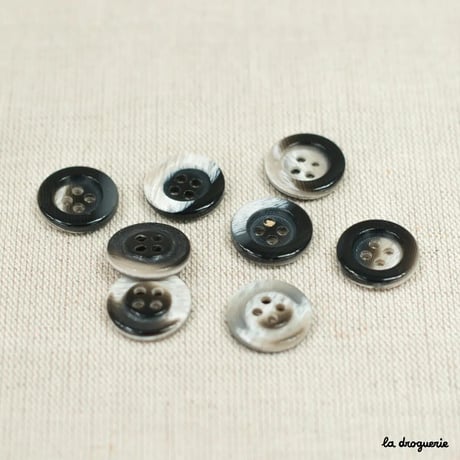 Bouton Buffle 4 gros trous L53 | Bouton 18mm