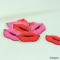 Ecusson Venice beach lips 64 mm | Ecusson à thermocoller 64 mm