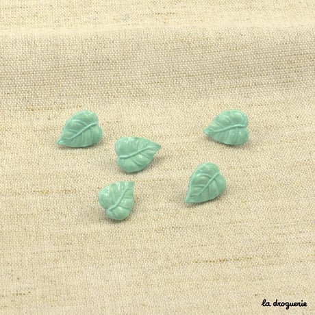 Bouton Clairière feuille 12 mm