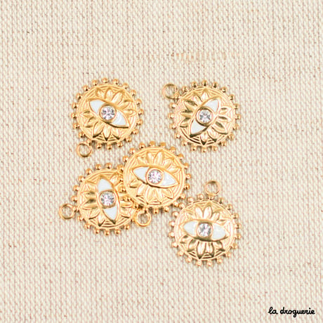Perle Allure shiny à l’oeil | Perle 18 mm