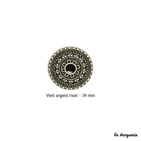 Bouton Berwick street ciselé 39 mm