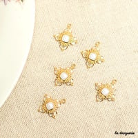 Perle Allure galante croix | Perle 22 x 20 mm