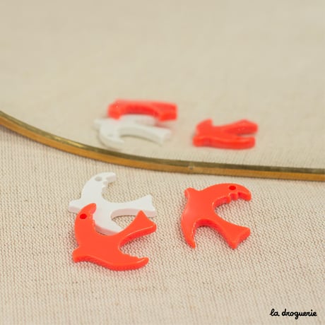 Perle Oiseau de bon augure | Fabriqué en UE – Perle 32 x 32 mm
