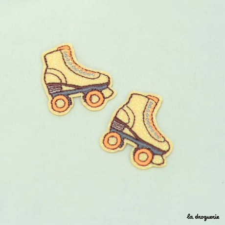 Ecusson Roller-Derby quads 38×34 mm | Ecusson à thermocoller 38×34 mm