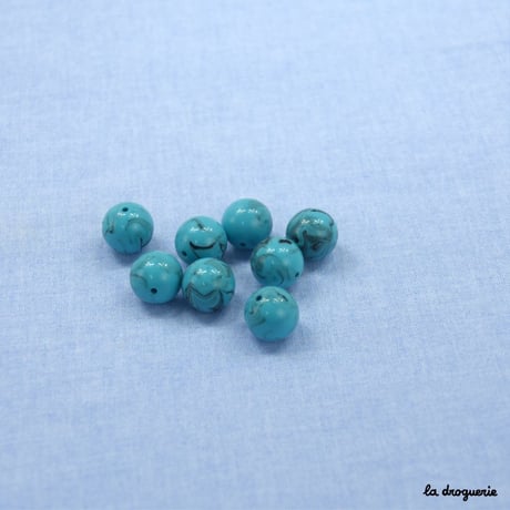 Perle « Style agate boule » 12 mm