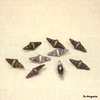 Bouton Bamako olive 34 x 13 mm