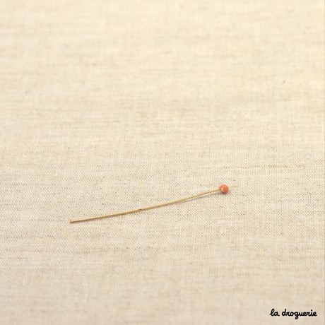 Clou tige à boule émaillée 55 mm de hauteur