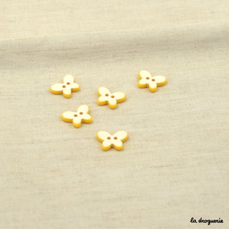 Bouton Stylisé papillon réversible 15 mm