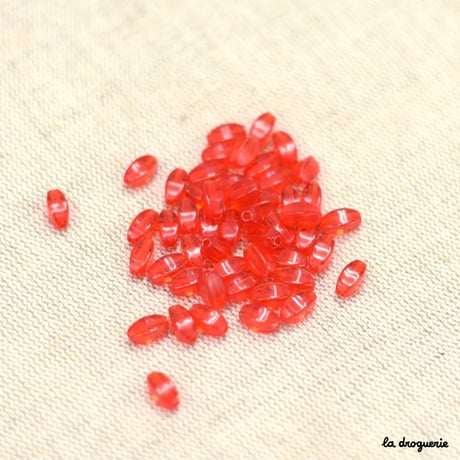 Perle Cellophane olive 4 faces | Perle 8x4 mm