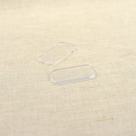 Perle « Imagine pendant rectangle » 38 mm de hauteur