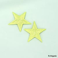 Ecusson Green Star Roller-Derby 41 mm | Ecusson à thermocoller 41 mm