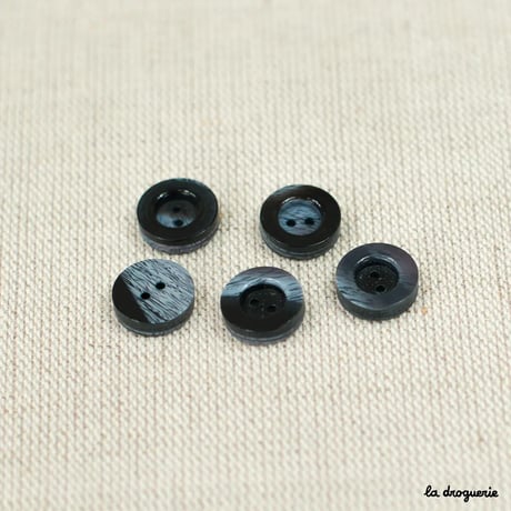 Bouton Marbré bourrelet 2 trous  | Bouton 13-12mm