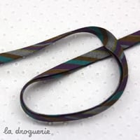 Biais “Baie-Mahault rayé” Profondeurs | Biais replié - largeur pliée 10 mm