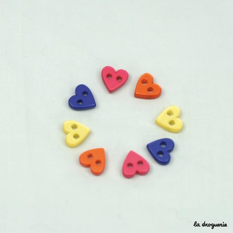 Bouton Star light coeur 9 mm