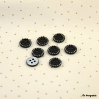Bouton « Tour en pointillé » 10 mm