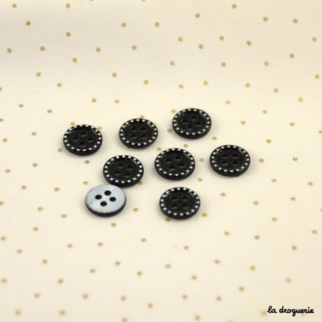 Bouton « Tour en pointillé » 10 mm