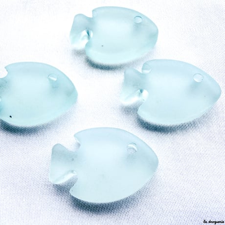 Perle Océaniques poisson-papillon | Perle 21x15 mm