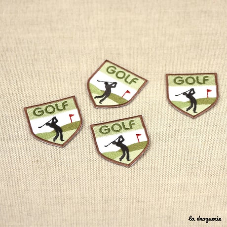 Ecusson Sport golf  Ecusson à thermocoller 50×45 mm