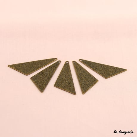 Perle Puzzle triangle granité | Perle 35x13 mm