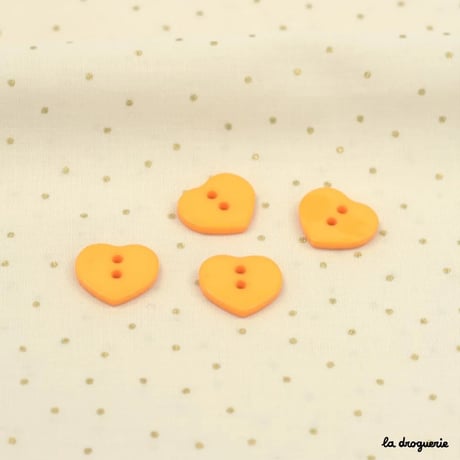 Bouton Caprice coeur 15 mm