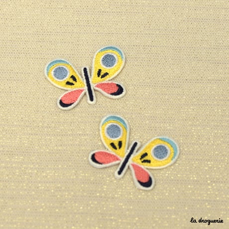 Ecusson Jolis papillons 38 mm | Ecusson à thermocoller 38×28 mm