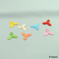 Ecusson Fleur de rien du tout | Ecusson à thermocoller 25 mm