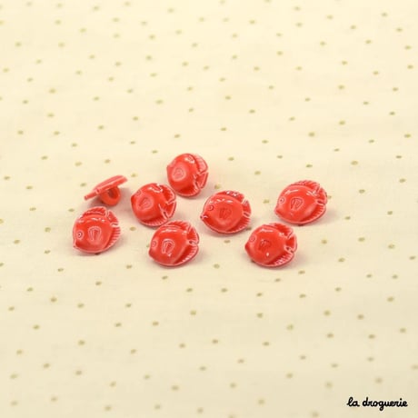 Bouton Drôle de bête poisson 12 mm