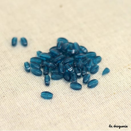 Perle Cellophane olive 4 faces | Perle 8x4 mm