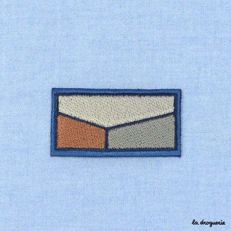 Ecusson Façon drapeau 54 mm | Ecusson à thermocoller 54×29 mm