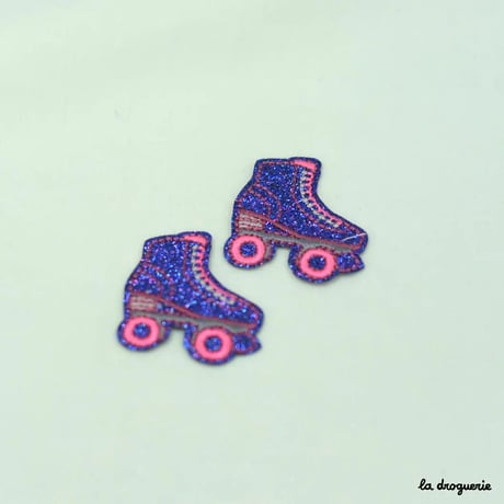 Ecusson Roller-Derby quads 38×34 mm | Ecusson à thermocoller 38×34 mm