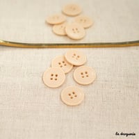 Bouton Grain de sable petit bord 4 trous | Bouton 22mm