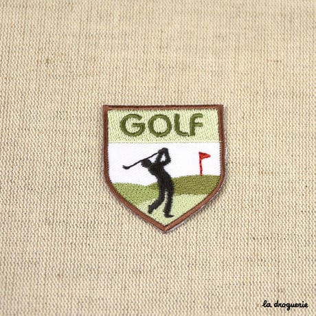 Ecusson Sport golf  Ecusson à thermocoller 50×45 mm