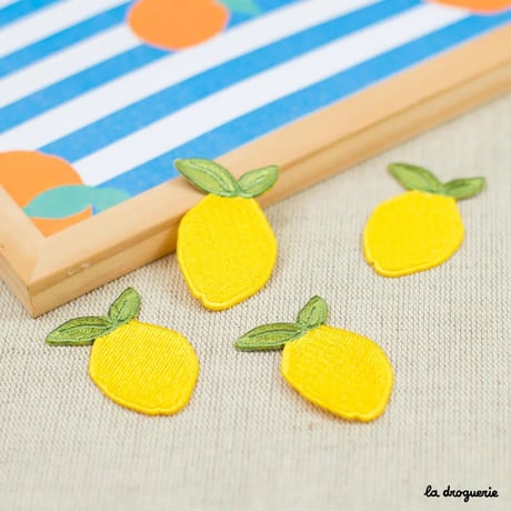 Ecusson Agrément fruit citron | Ecusson á thermocoller 40x26 mm
