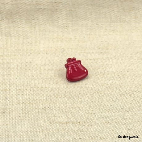 Bouton Porte-monnaie émaillé 15 mm