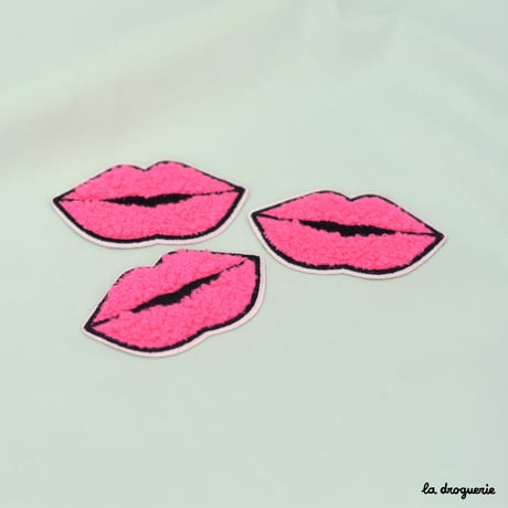 Ecusson Venice beach lips 64 mm | Ecusson à thermocoller 64 mm