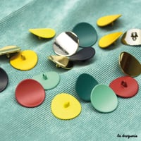 Bouton Chromatique ondulation 23mm