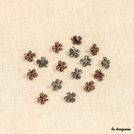 Bouton Jardin trèfle découpé | Bouton 10mm