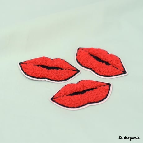 Ecusson Venice beach lips 64 mm | Ecusson à thermocoller 64 mm