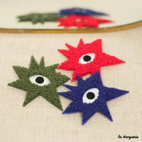 Ecusson Pop oeil | Ecusson à thermocoller 60 mm