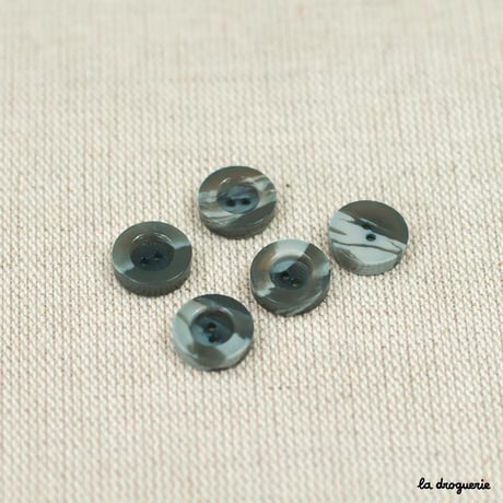 Bouton Marbré bourrelet 2 trous  | Bouton 13-12mm