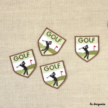 Ecusson Sport golf  Ecusson à thermocoller 50×45 mm