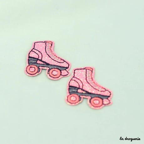 Ecusson Roller-Derby quads 38×34 mm | Ecusson à thermocoller 38×34 mm