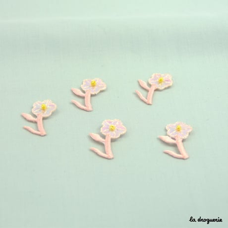 Ecusson Paillettes fleurette | Ecusson à thermocoller 28×20 mm