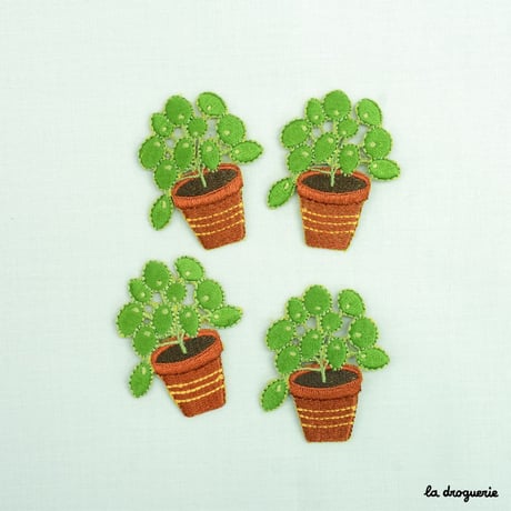 Ecusson « Plante Piléa »