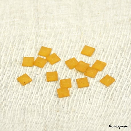 Perle Wayapi cabochon carré | Perle 6 mm
