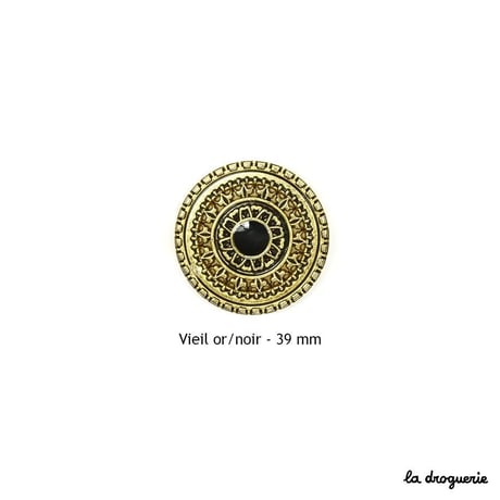 Bouton Berwick street ciselé 39 mm